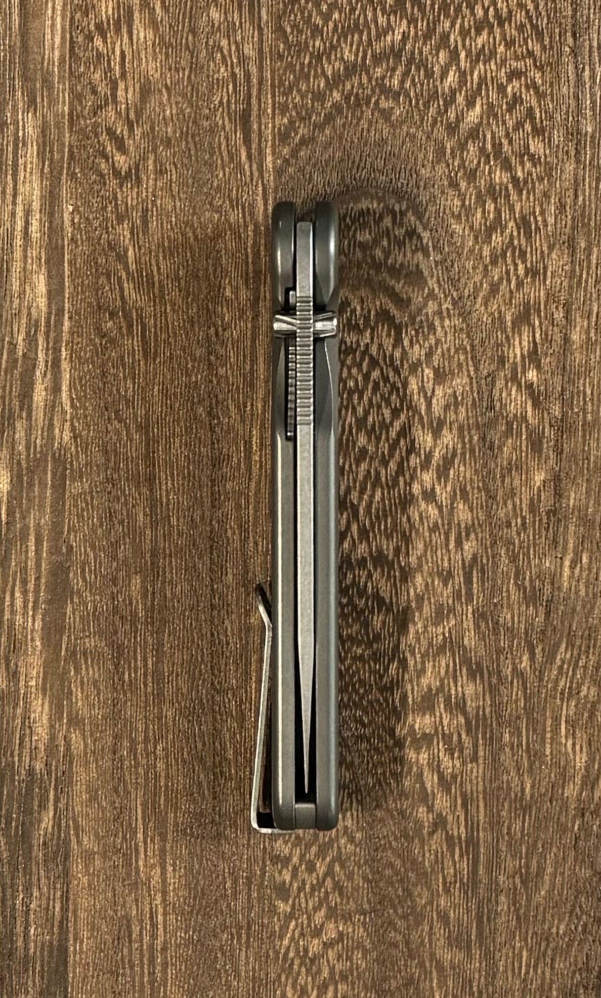 Tactile Knife Company-TACTILE KNIFE CO. ROCKWALL THUMBSTUD - DARKWASH SEIGAIHA URBAN EDC EXCLUSIVE-6-Urban Cutlery