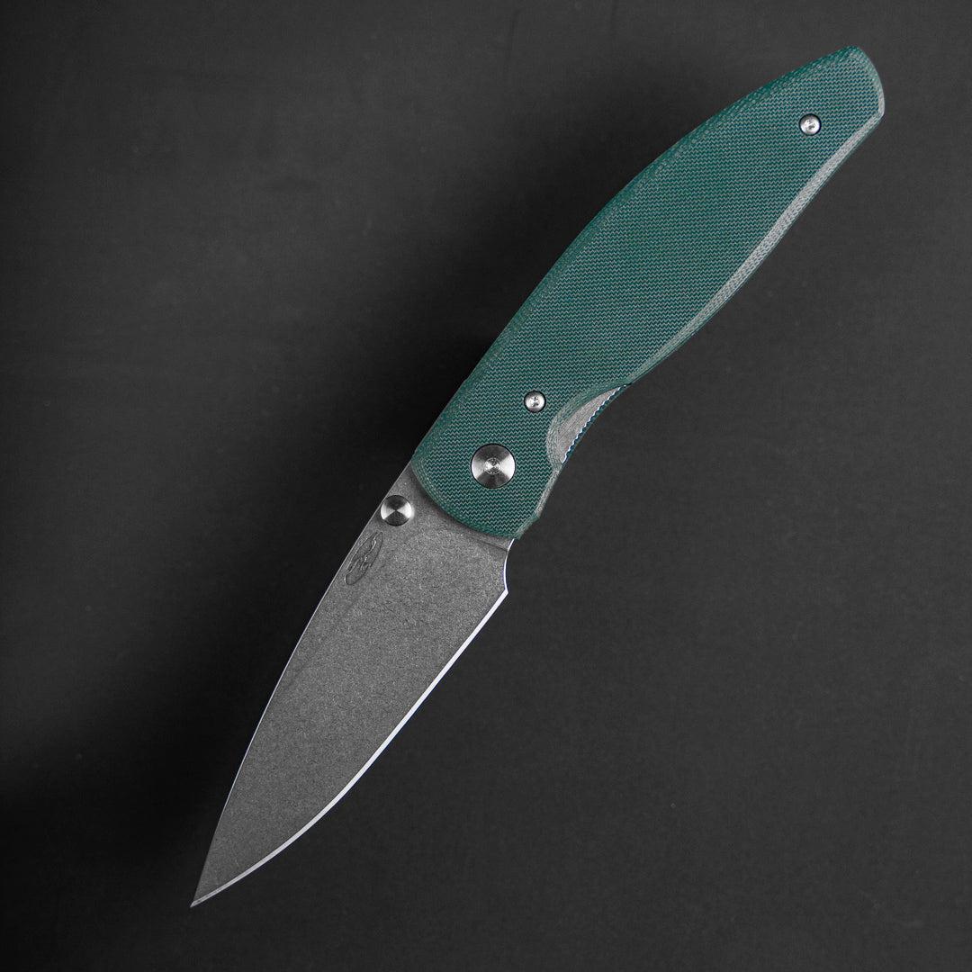 Three Rivers Mfg.-Three Rivers Mfg. (TRM) Atom - FOREST GREEN G10 FLAT Handles - MAGNACUT Blade-2-Urban Cutlery