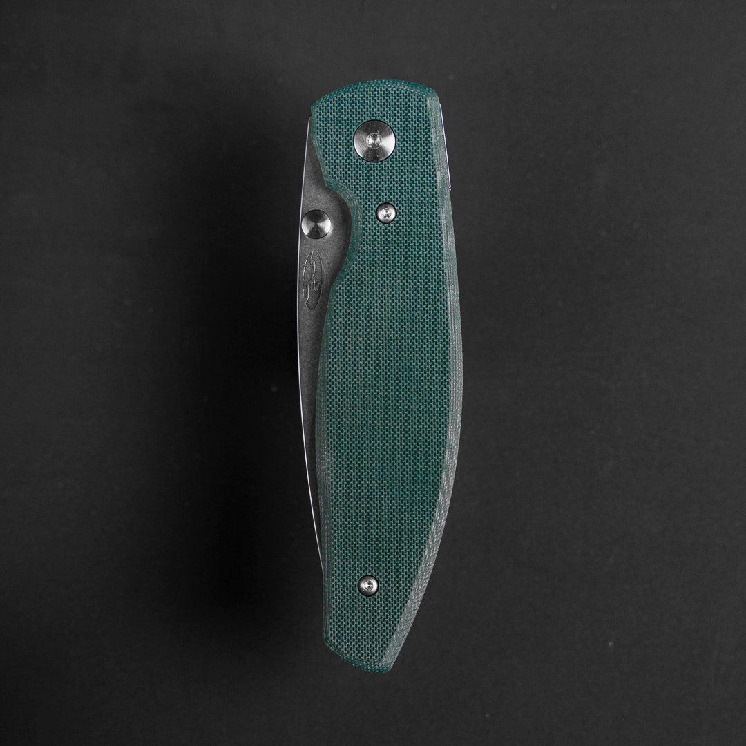 Three Rivers Mfg.-Three Rivers Mfg. (TRM) Atom - FOREST GREEN G10 FLAT Handles - MAGNACUT Blade-4-Urban Cutlery