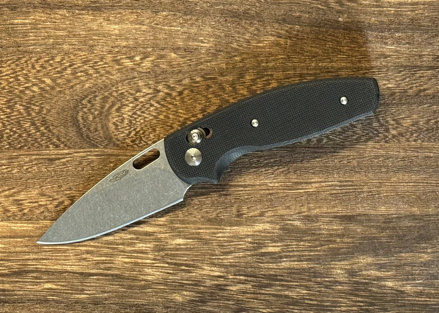 Three Rivers Mfg.-Three Rivers Mfg. (TRM) Bulldog - Black G10 Handles - 20CV Blade-1-Urban Cutlery
