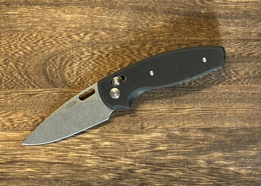 Three Rivers Mfg.-Three Rivers Mfg. (TRM) Bulldog - Black G10 Handles - 20CV Blade-1-Urban Cutlery