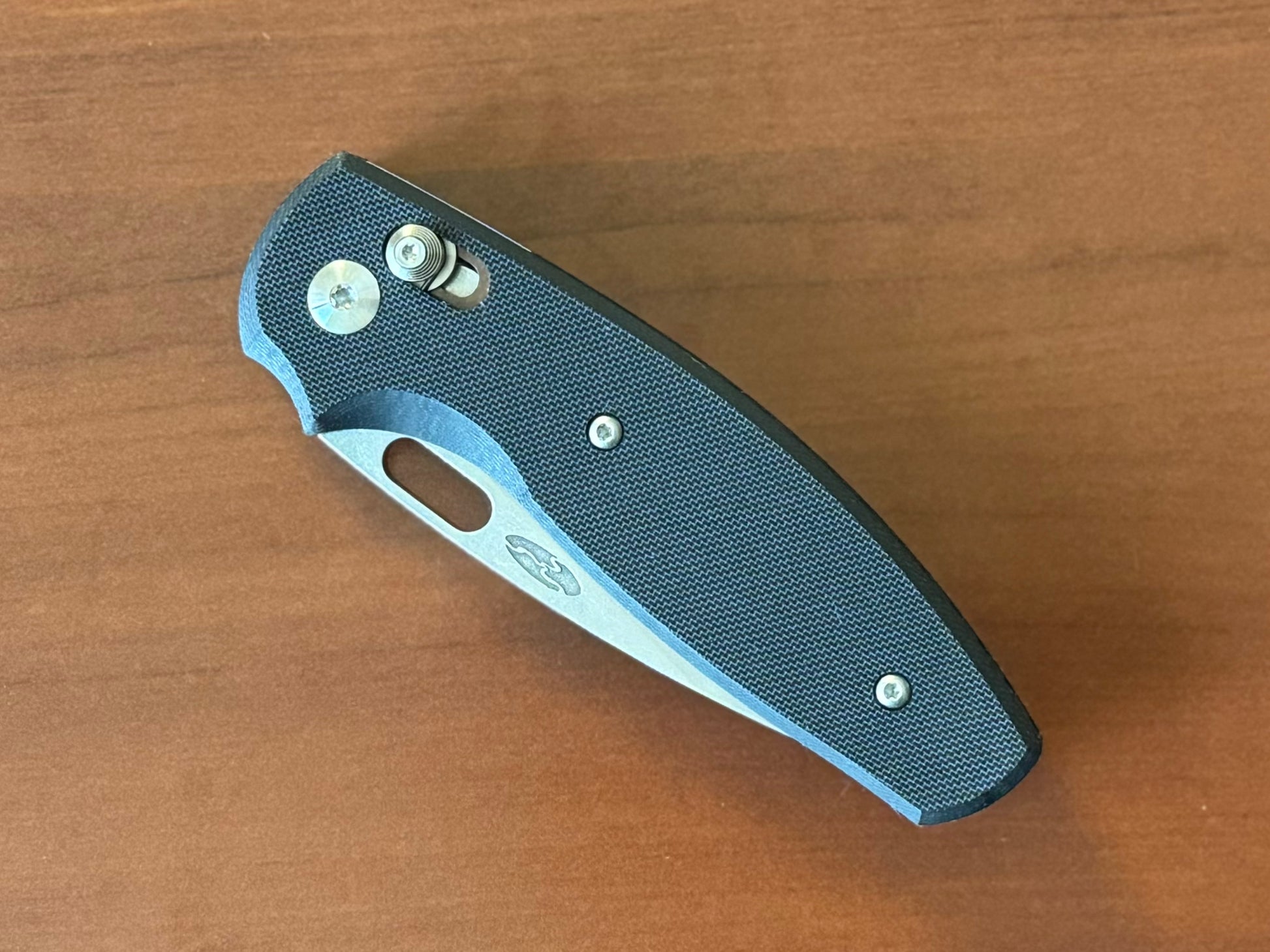 Three Rivers Mfg.-Three Rivers Mfg. (TRM) Bulldog (First Production Run) - Black G10 Handles - CTS-B75P Blade-3-Urban Cutlery