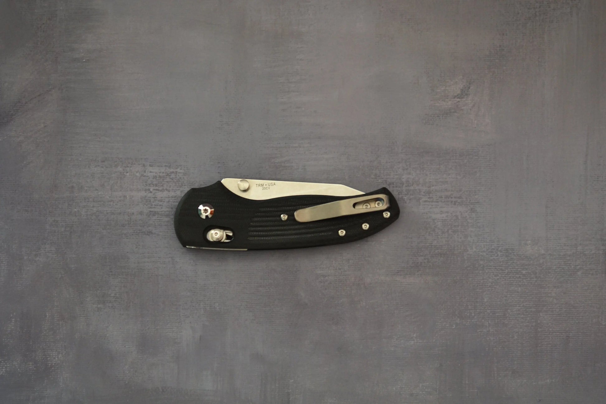 Three Rivers Mfg.-Three Rivers Mfg. (TRM) - Shadow - Black G10 - 20CV - Brand New-5-Urban Cutlery