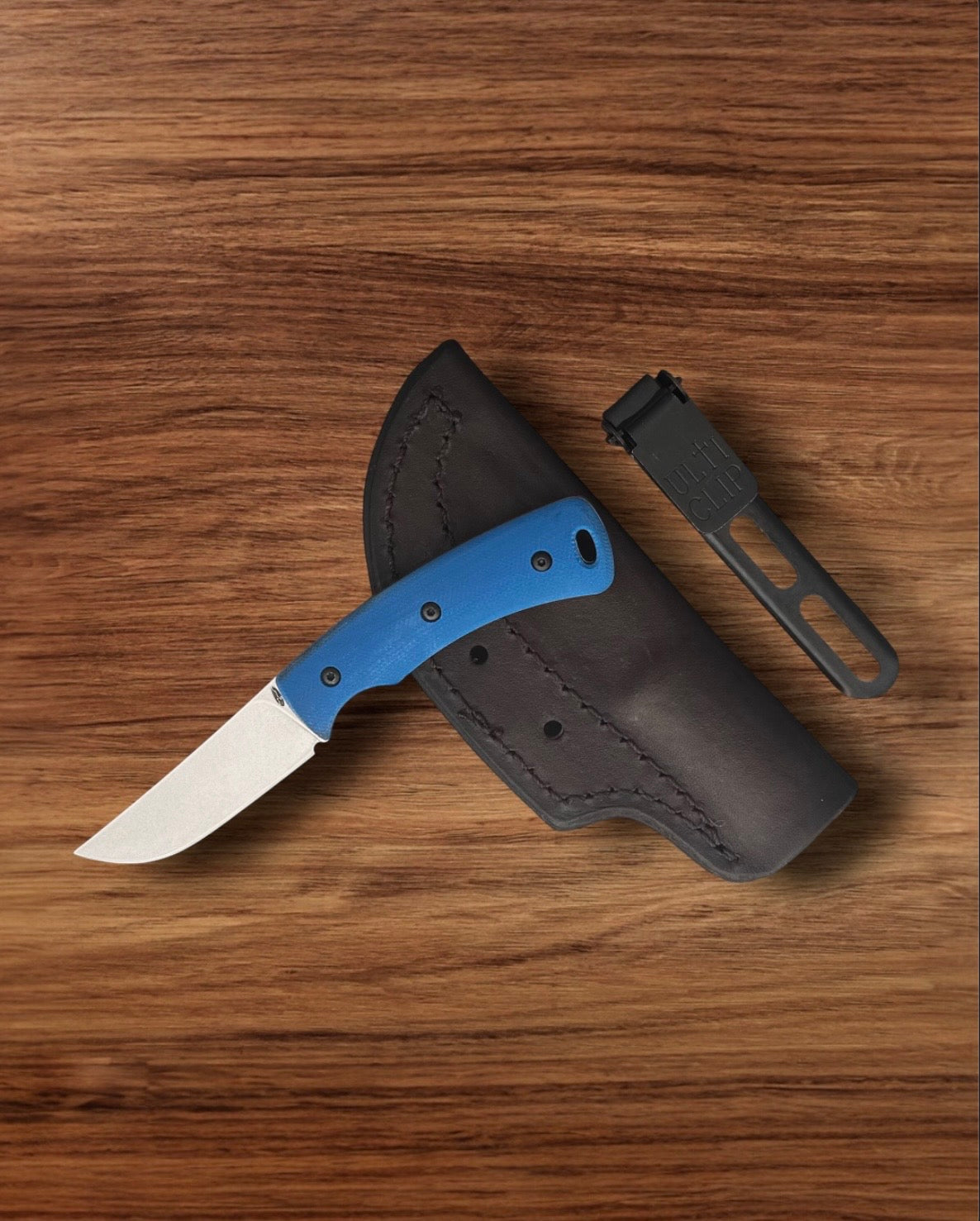 Three Rivers Mfg.-Three Rivers Mfg. (TRM) TAGALONG - ROYAL BLUE G10 3D CONTOURED SMOOTH Handles - Magnacut Blade-1-Urban Cutlery