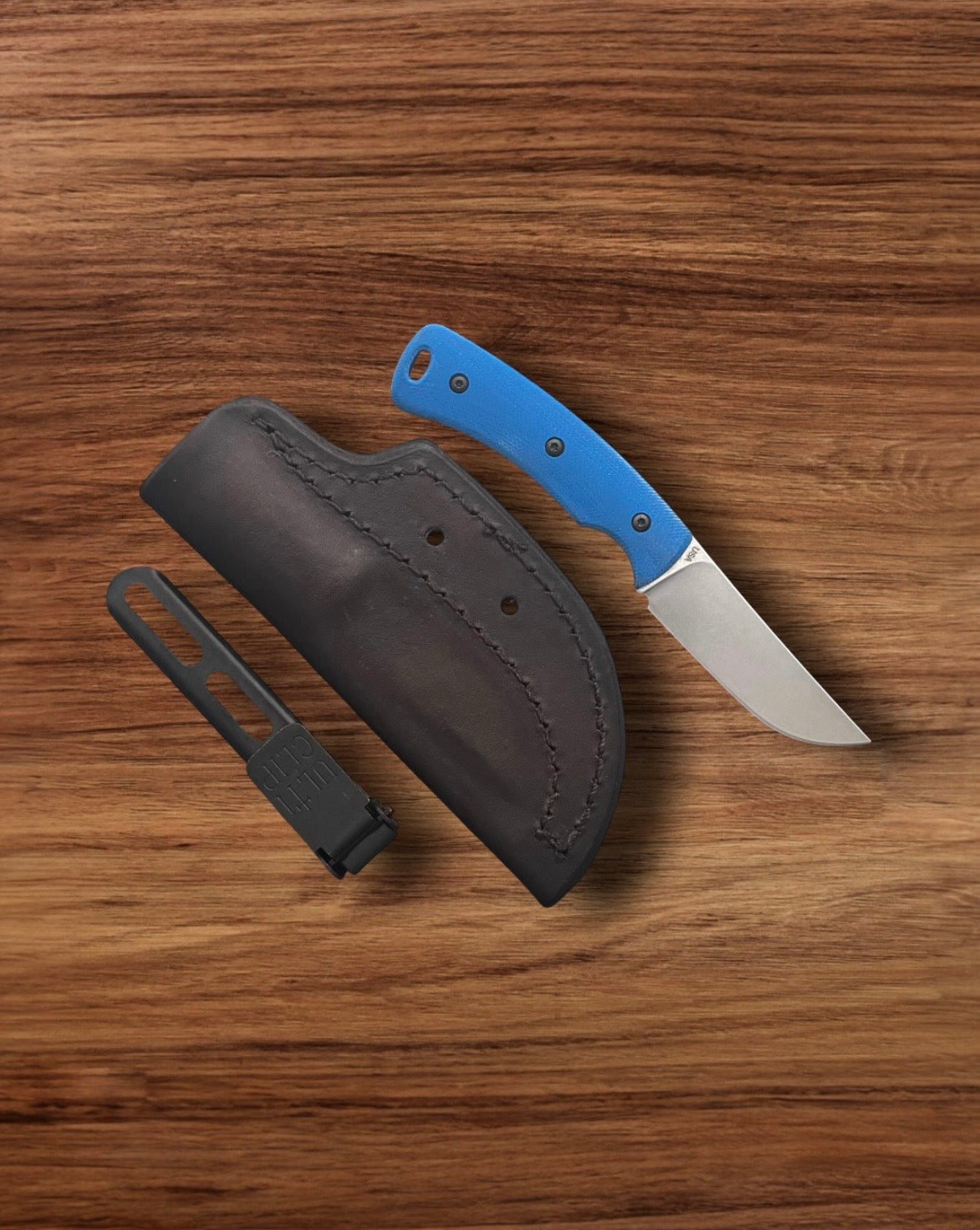 Three Rivers Mfg.-Three Rivers Mfg. (TRM) TAGALONG - ROYAL BLUE G10 3D CONTOURED SMOOTH Handles - Magnacut Blade-2-Urban Cutlery