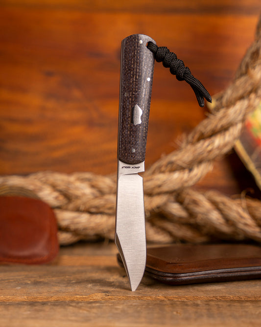 Jack Wolf Knives GATEWAY FIXedc - VIBE JUTE BISON