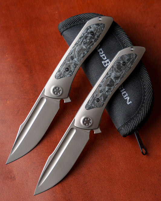 Sharp by Design Mini T10 – AJ Composite Ghost Forged Inlay Handles - Coming Soon