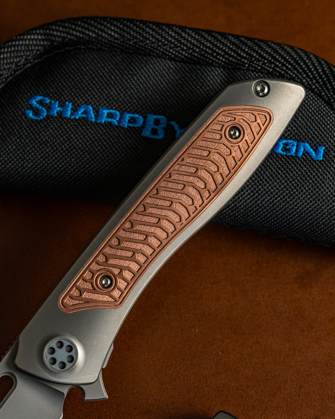 Sharp by Design T10 – Copper Inlay Handles #6 - Slotted Blade