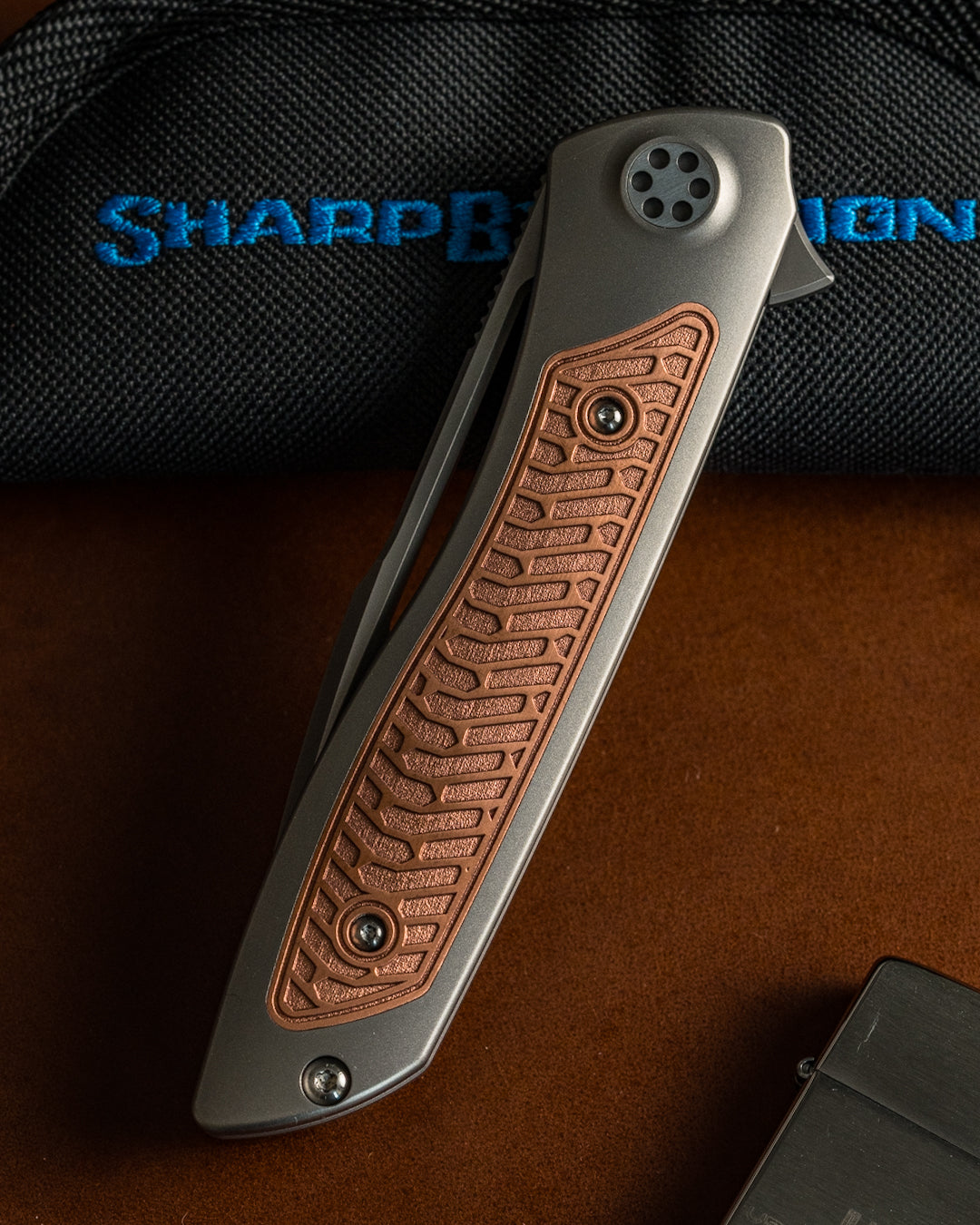 Sharp by Design T10 – Copper Inlay Handles #6 - Slotted Blade
