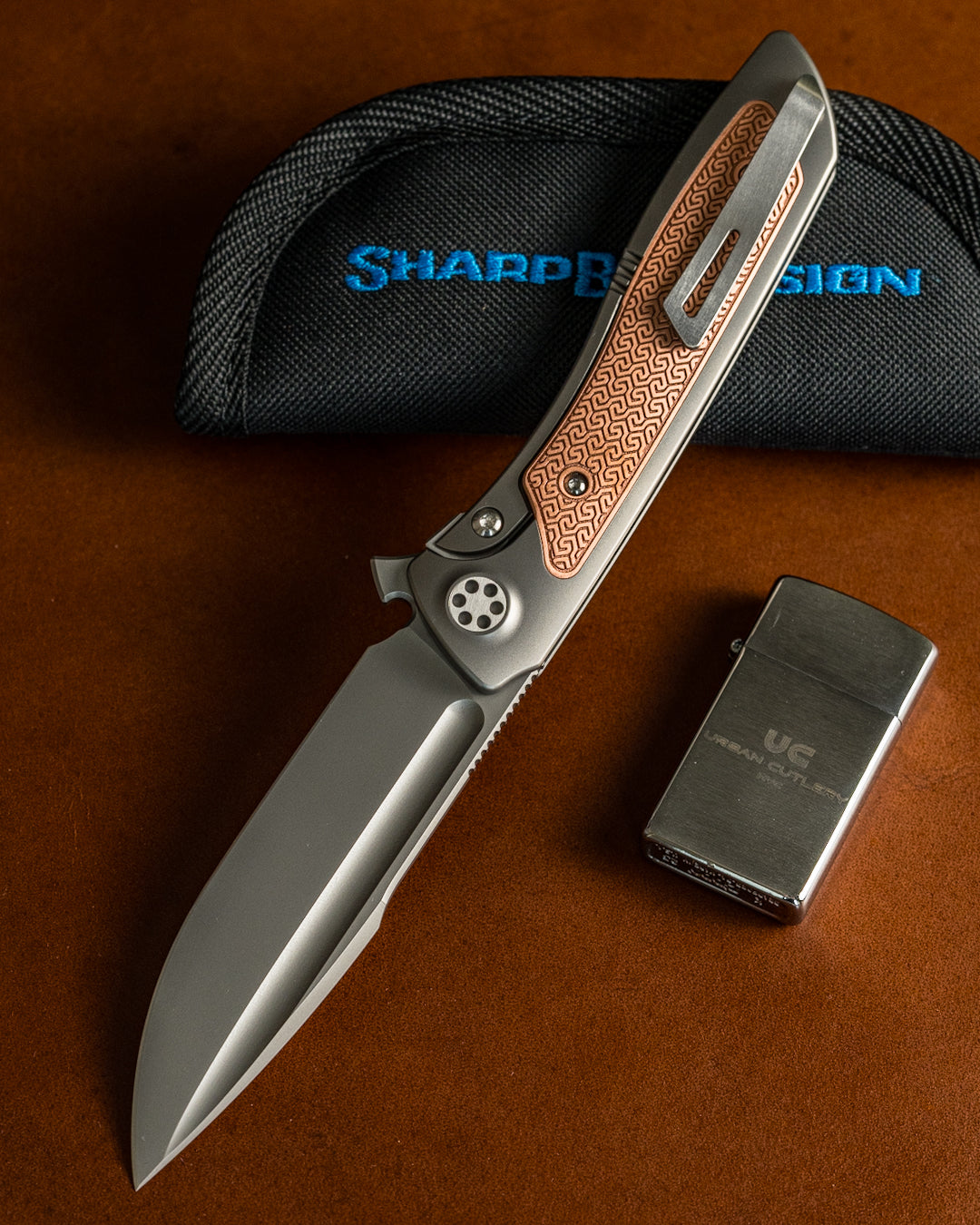 Sharp by Design T10 – Copper Inlay Handles #10