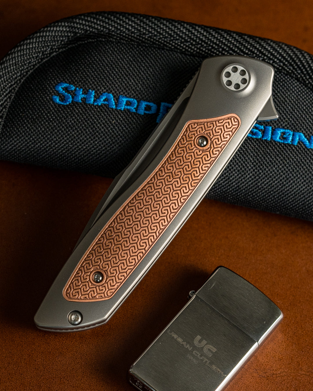 Sharp by Design T10 – Copper Inlay Handles #10