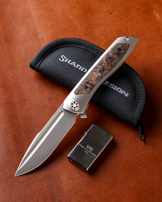 Sharp by Design T10 – FC Dark Matter Copper Inlay Handles
