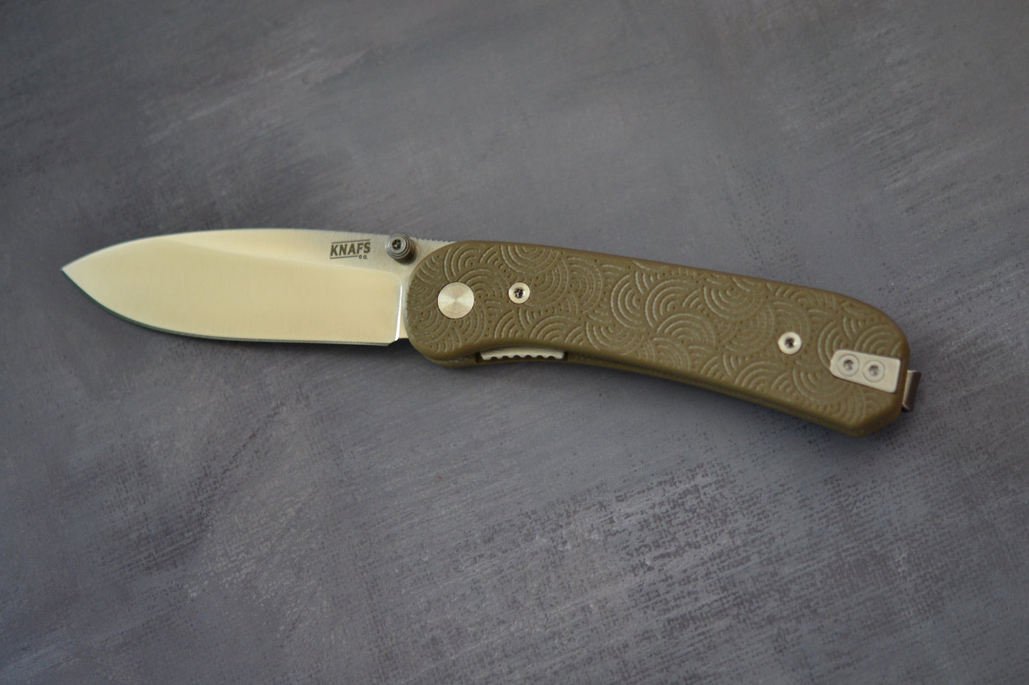 Urban EDC; Knafs Co.-Knafs Co. x Urban EDC Seigaiha Lander (Sprint Run) - M390 - Tan - Brand New-1-Urban Cutlery