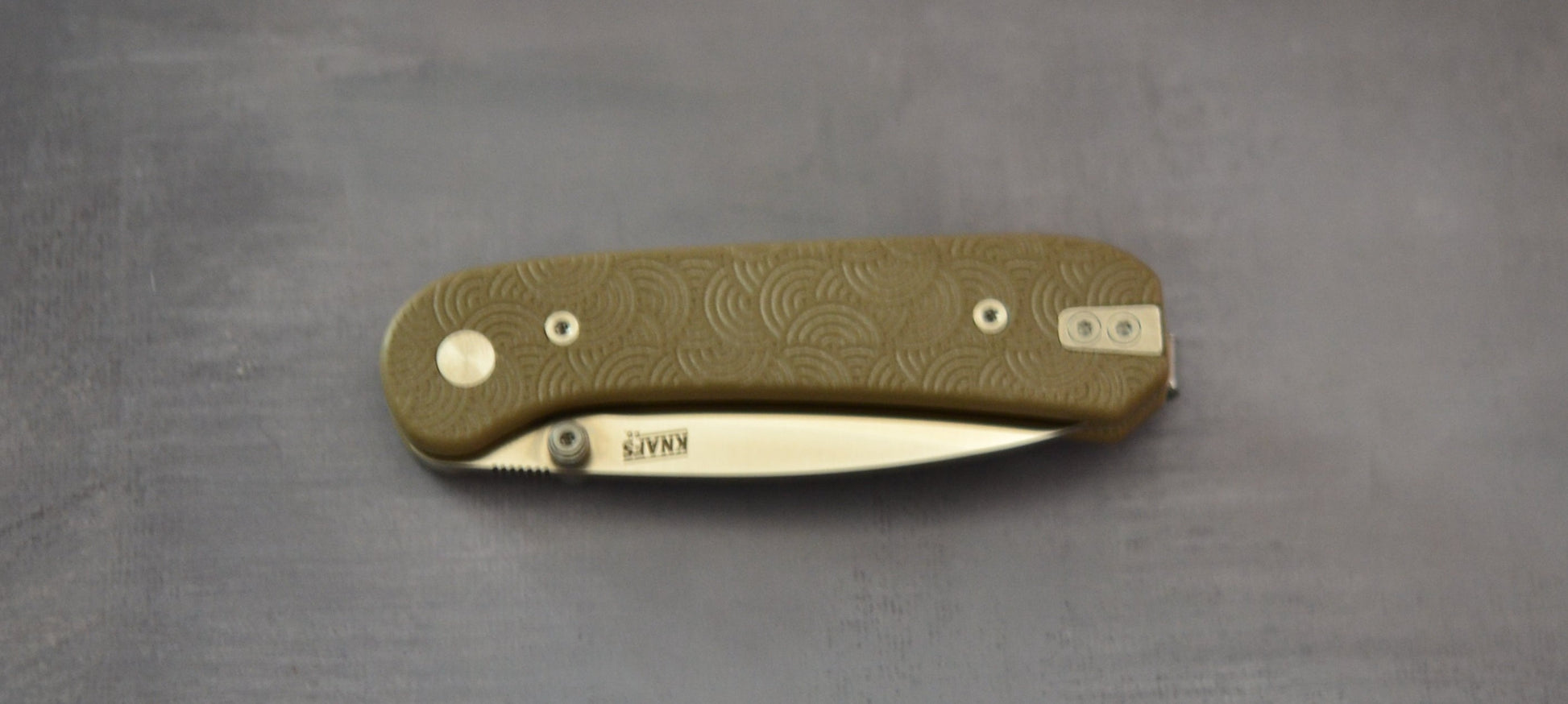 Urban EDC; Knafs Co.-Knafs Co. x Urban EDC Seigaiha Lander (Sprint Run) - M390 - Tan - Brand New-3-Urban Cutlery