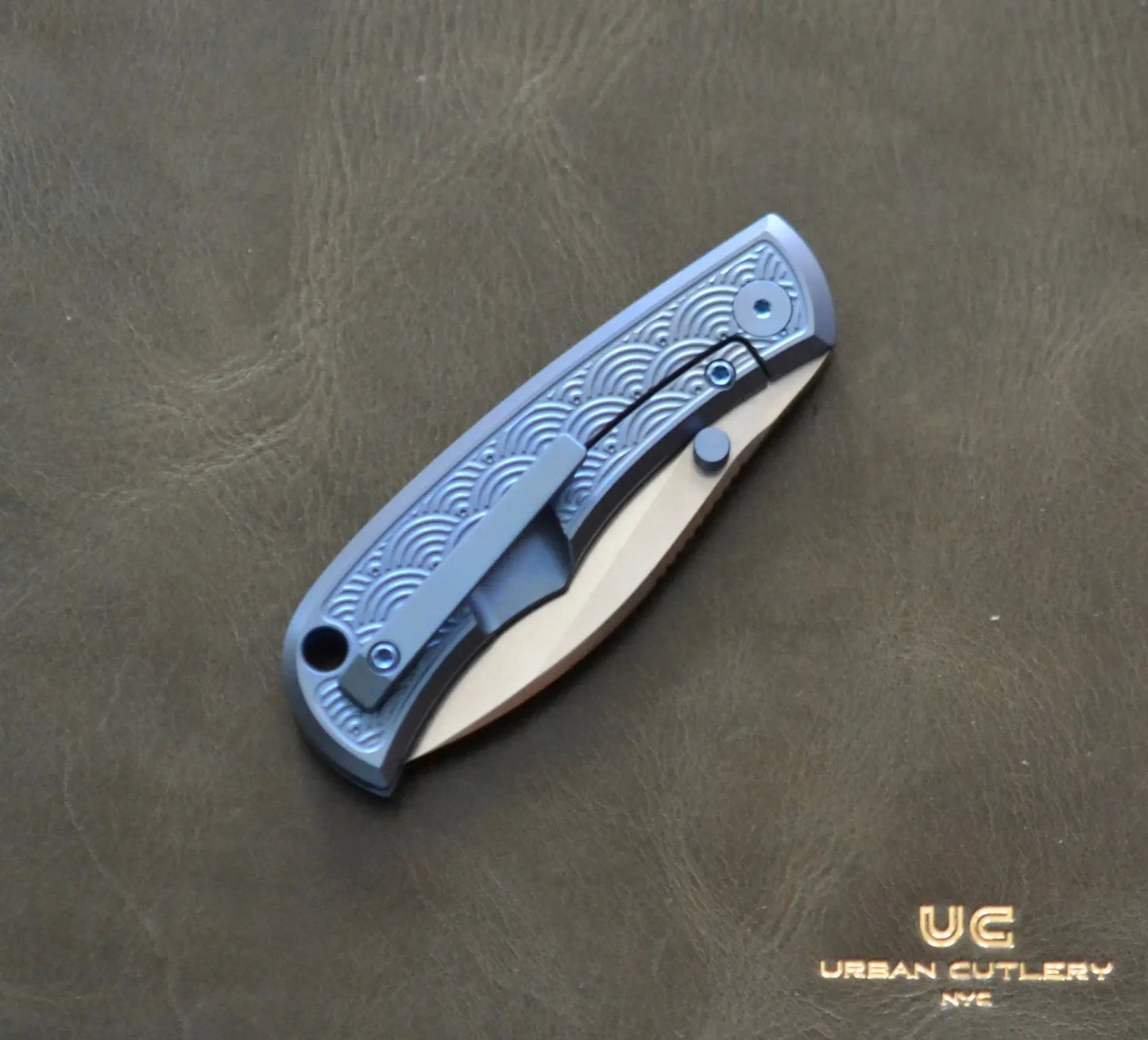 Urban EDC-Urban EDC Baby Nessie - Blurple Seigaiha - Brand New-5-Urban Cutlery