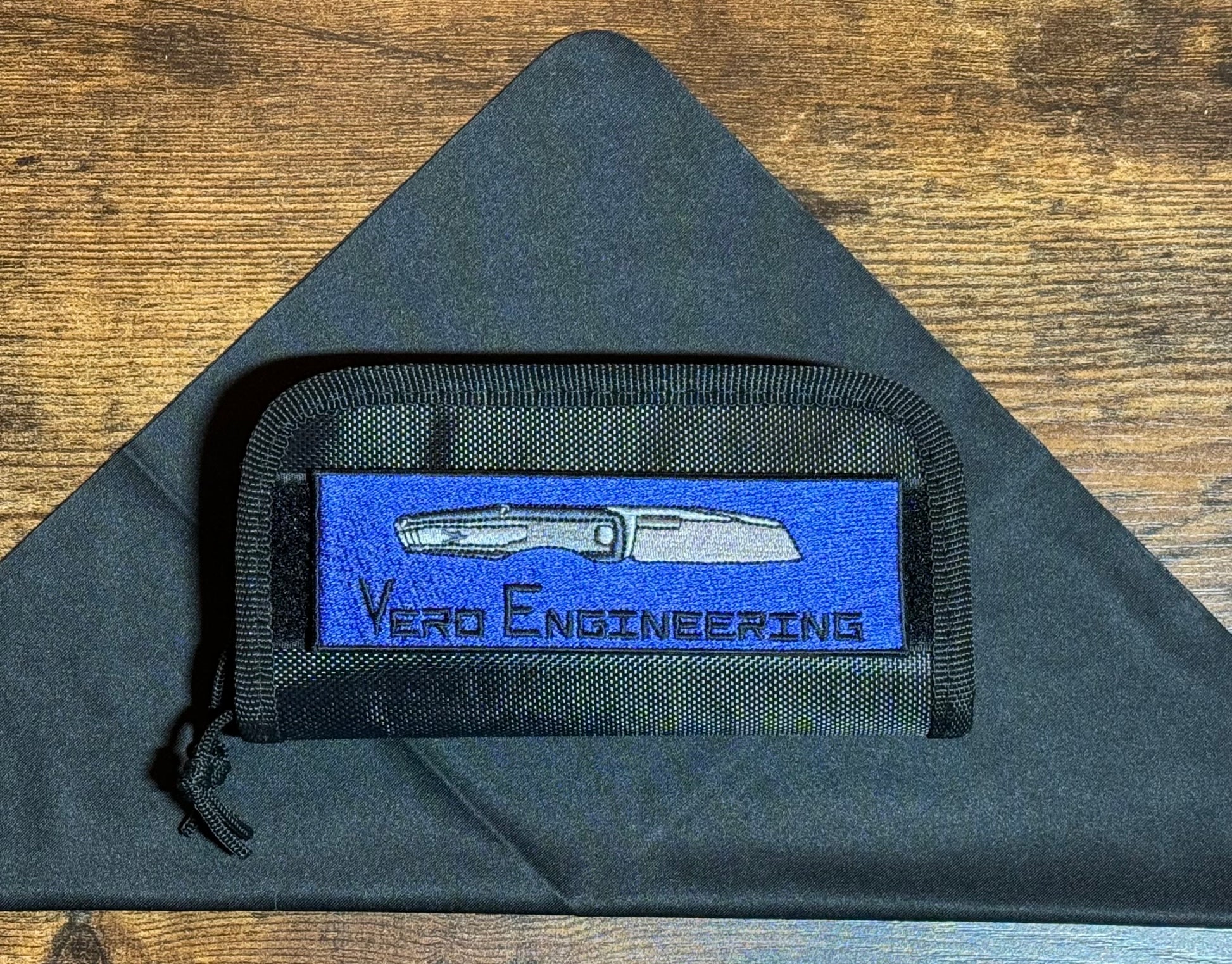 Vero Engineering-Vero Axon Mini Frame Lock - Hand Satin M390 Blade - Raw Titanium Handle - First Run #244-9-Urban Cutlery