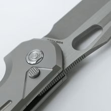 Vosteed-Vosteed Thunderbird - Trek Lock Knife (3.25" Elmax Blade & Gray Titanium Handle) - VOSA0313-6-Urban Cutlery