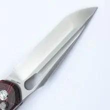Vosteed-Vosteed Thunderbird - Trek Lock Knife (3.48" S35VN Blade & Red Topo G10 Handle) - VOSTBSG1-6-Urban Cutlery