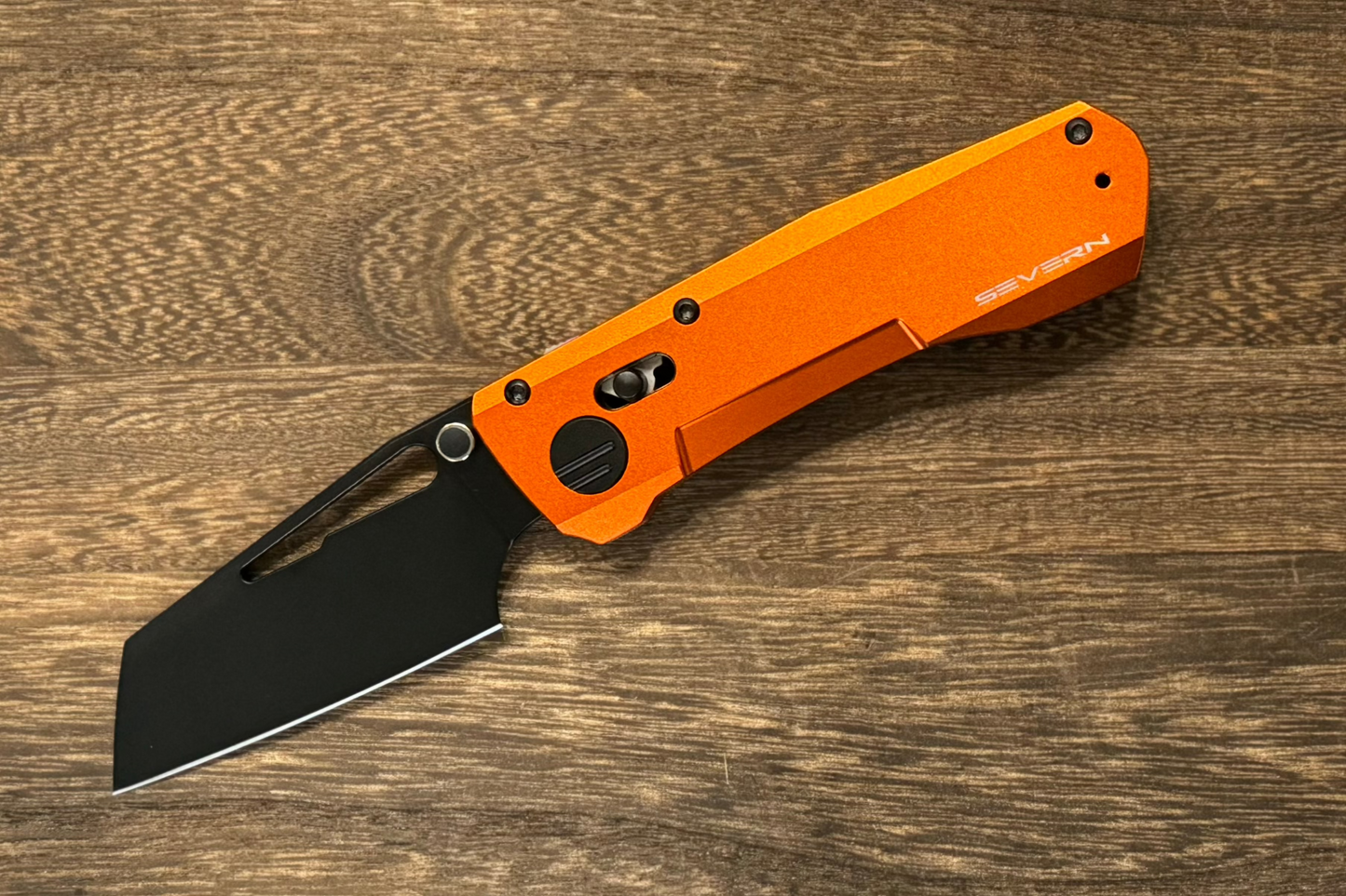 Winterblade-Winterblade Severn - Orange 7075 Aluminum, Black PVD M390 Blade - Brand New-1-Urban Cutlery